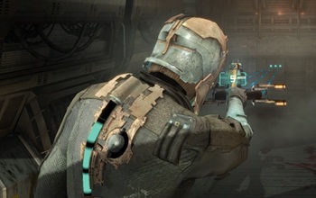 Clip from the video game Dead Space showcasing health indicators